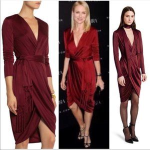 Altuzarra Red Wrap dress